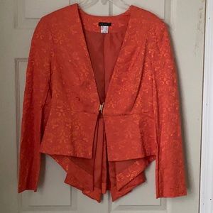 Venus Tailored Orange Jacket NWOT
